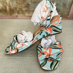 Adrienne Vittadini Angi Coral Multi Sandals